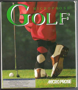 Microprose Golf box art for Atari ST
